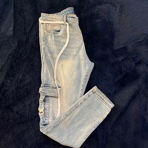 Brand New THRT Varsity Denim Jeans Size 38